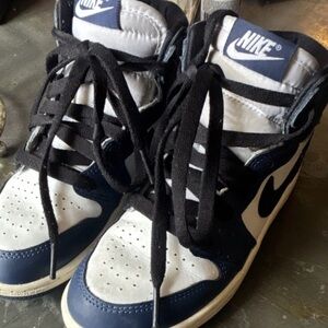 Nike Black and White High-Tops